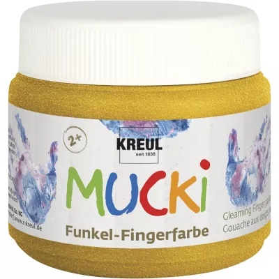 Glitter, Fingerfarbe, Gouache, KREUL, Funken-Farbe