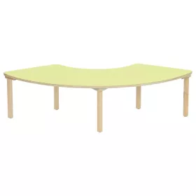 Segmenttisch, 160 x 75 cm, Höhe 46 cm