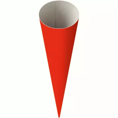 Konisch, Kegel, Rot, Pappe, Konstruktionsform