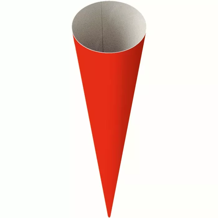 Konisch, Kegel, Rot, Pappe, Konstruktionsform