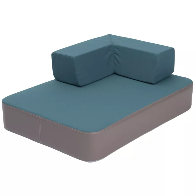 Sofa, Ottomane, Bezug, Teal, Küchen-/Wohnzimmermöbel