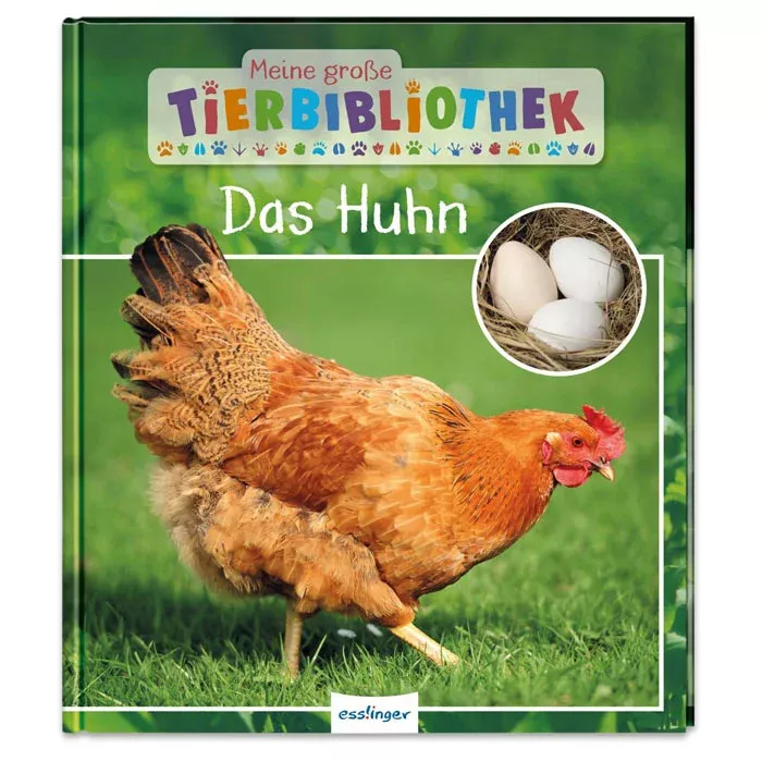 Huhn, Eier, Tierbibliothek, Huhn-Eier, Buch