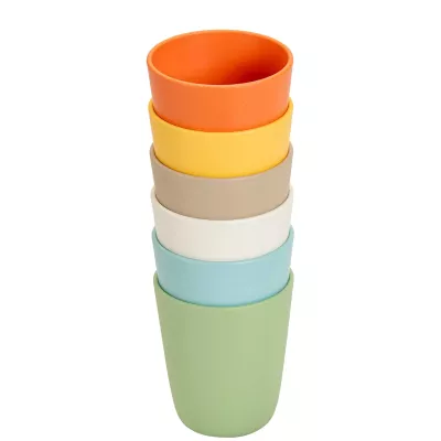 Becher, Stapelbecher, Kunststoff, Mehrfarbig, Kaffeebecher