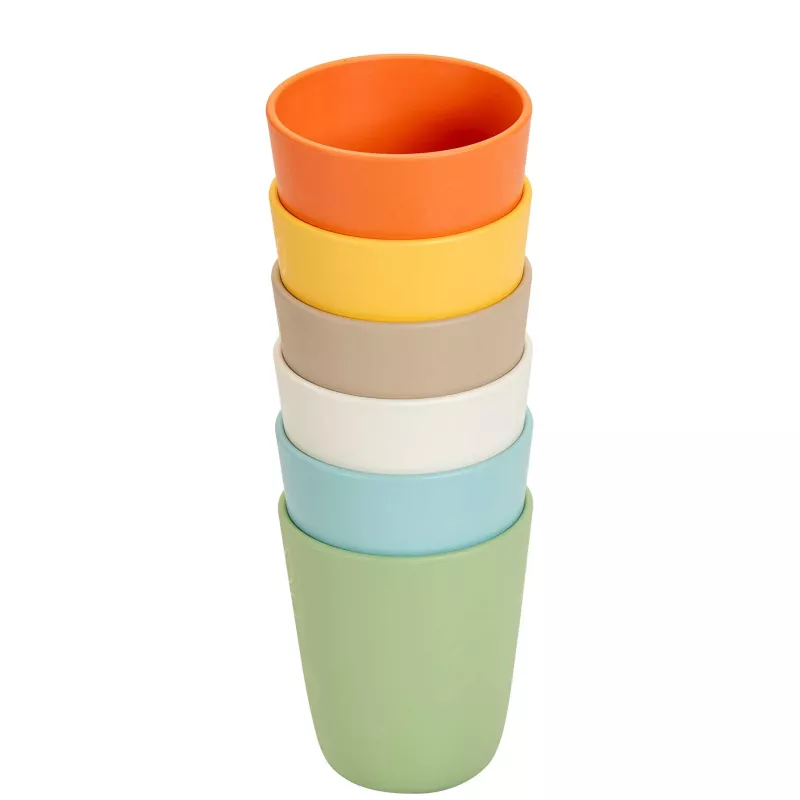 Becher, Stapelbecher, Kunststoff, Mehrfarbig, Kaffeebecher