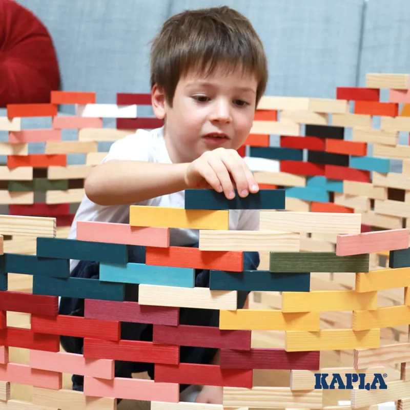 Holzbausteine, Bausteine, Konstruktion, Holzspielzeug, Kletterturm