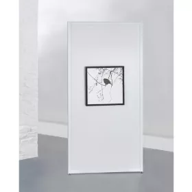 Ausstellungswand mit Alu-Rahmen 80 x 198 cm weiß