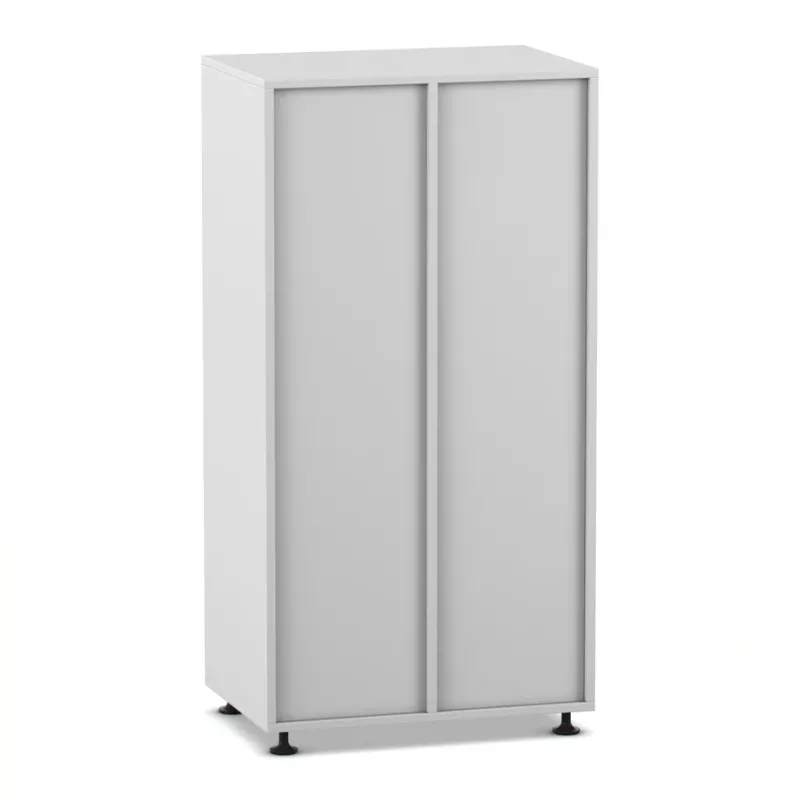 Schrank, Schiebetür, Küchenschrank, Metall, weiß