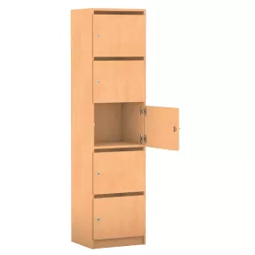 Schließfachschrank mit 5 Briefschlitzen, 190 x 48,1 cm