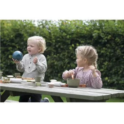 Kinder, Kunsttische, Spielzeuggeschirr, Holzspielzeug, Puppenfamilie