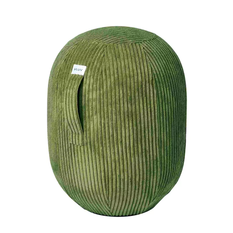 Sitzsack, Pouf, Kissen, grün, cord