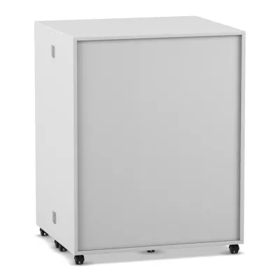 Kastenmöbel, Rollschrank, Schubladenschrank, Moveable cabinet, Grau