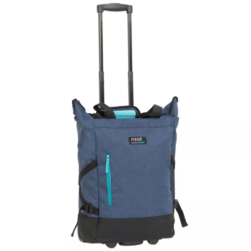 rolltop, Trolley, Rucksack, Nylon, Blau
