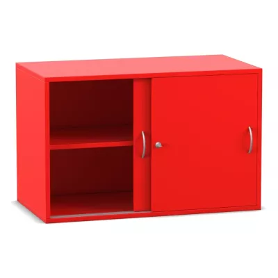 Aufsatz-Schiebetürenschrank, 60,6 x 94,4 cm, mit 1 Boden