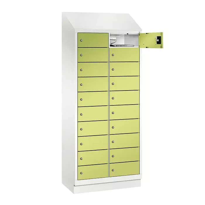 Postfachschränke, Schlitzfächer, Schlitz-Slots, Metallmöbel, aktueller Postkasten