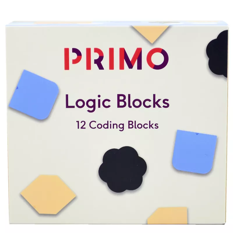 Logic-Blöcke, Coding-Blöcke, 12-Stück, Bildungs-Spielzeug, Primo
