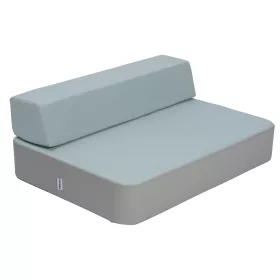 Hüpfpolster-Set mit geradem Rückenpolster Mint