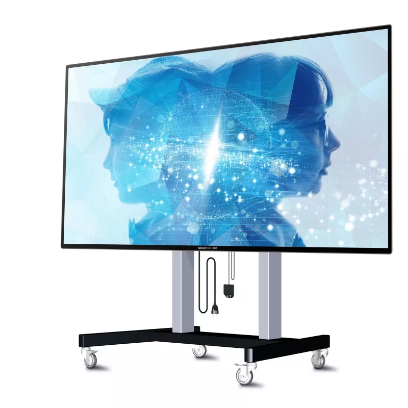 Bildschirm, Monitor, LED-Display, Mobile Standfuß, Kabelmanagement