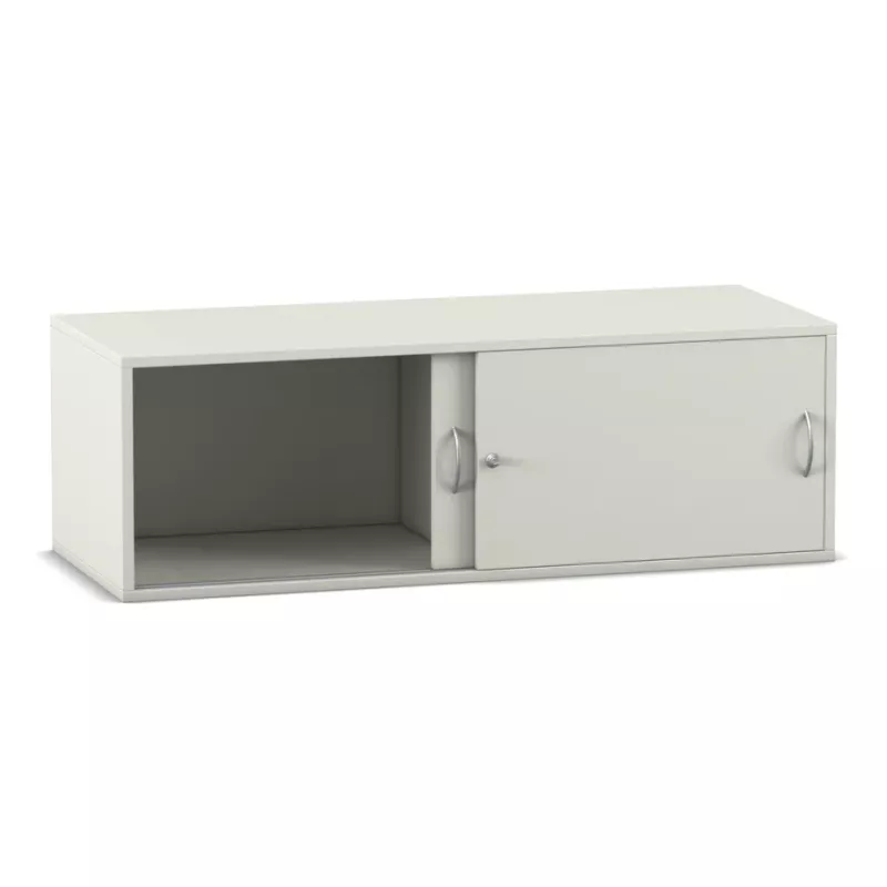 Sideboard, Schrank, Aufbewahrung, Weiß, Griffe aus Metall