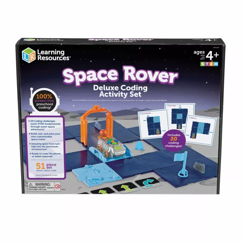 Space Rover, Deluxe Coding, Aktivitätsset, STEM, Puzzleteile