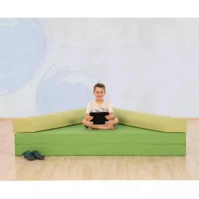 Kind, Tablet, Sofa, Kinderzimmer, Fußboden