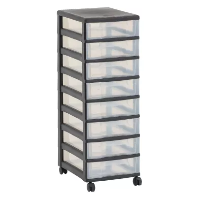 Aufbewahrungscontainer, Schubladenbox, Kunststoffschublade, Rollcontainer, Aufbewahrungsschränkchen