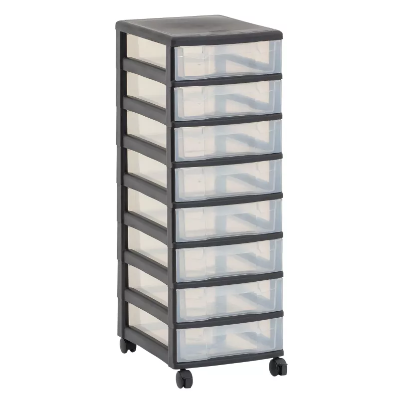 Aufbewahrungscontainer, Schubladenbox, Kunststoffschublade, Rollcontainer, Aufbewahrungsschränkchen