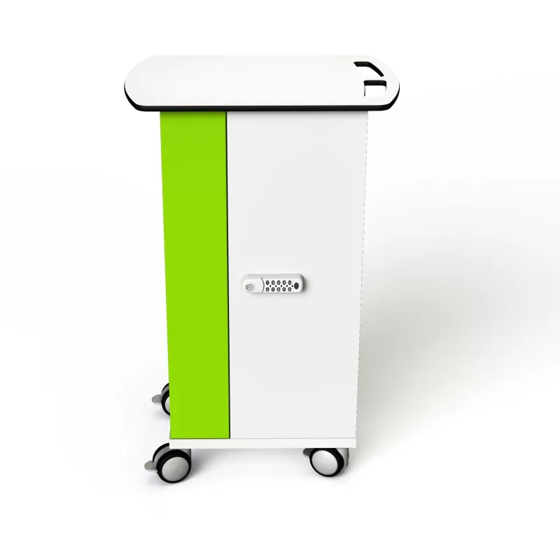 mobiler Wagen, Trolley, Schrank, Aufbewahrung, grüne Platte