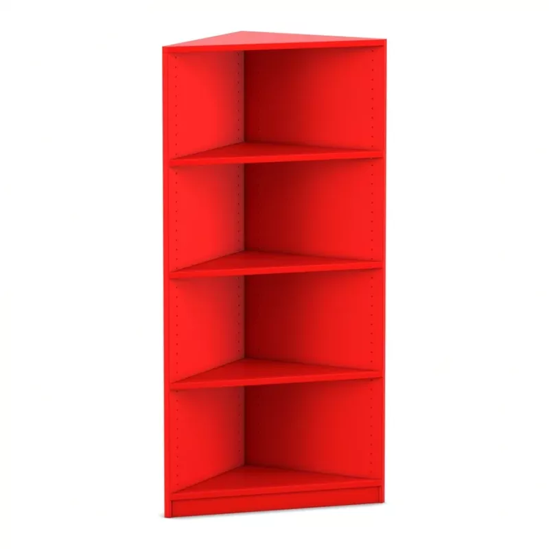 Regal, Offenes Regal, Rot, Hochregal, Metallregal