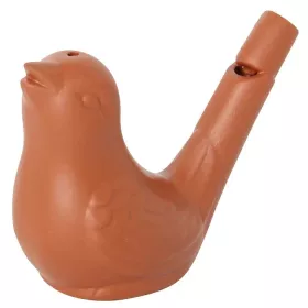 Vogelwasserpfeifen, 4er-Set aus Ton