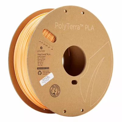 PLA-Filament, 3D-Druck-Filament, orange Filament, Spule, PolyTerra PLA