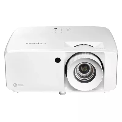 Projektor, LED-Projektor, Weiß, Objektiv, Kompakt
