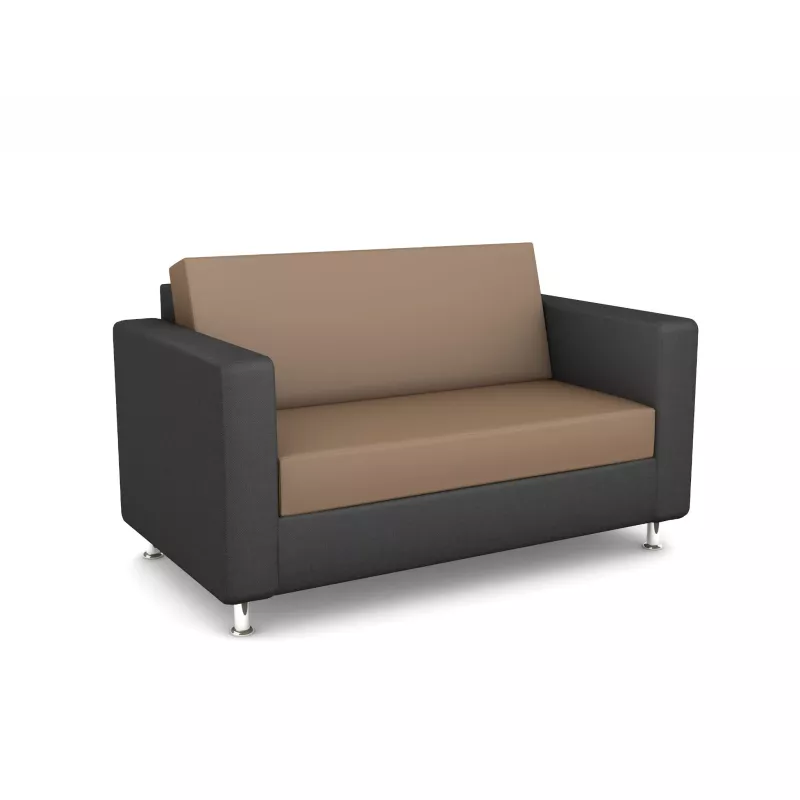 Sofa, Zweisitzer, Grau, Beige, Polstermöbel