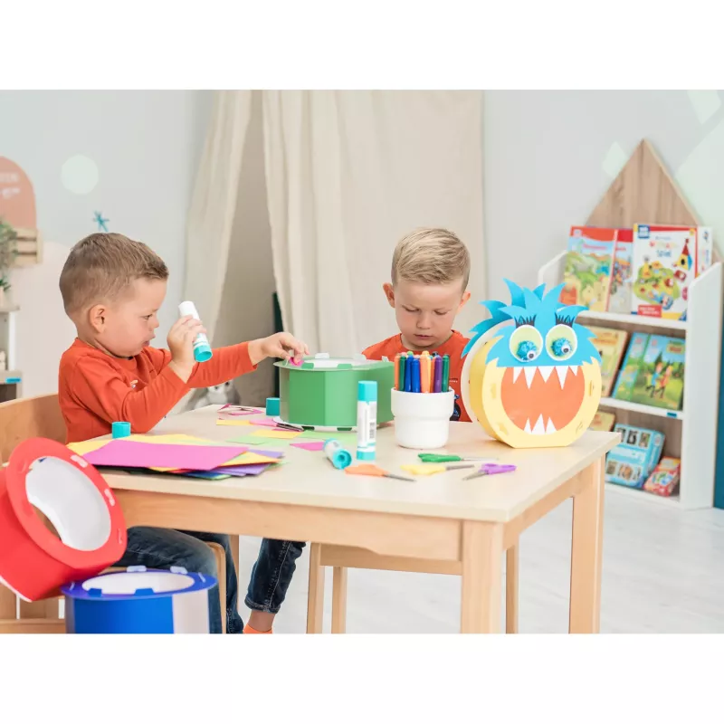 Kinderatelier, Klebern, Papierkunst, Bastelset, Pappe