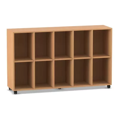 Holzregale, 98 cm hoch