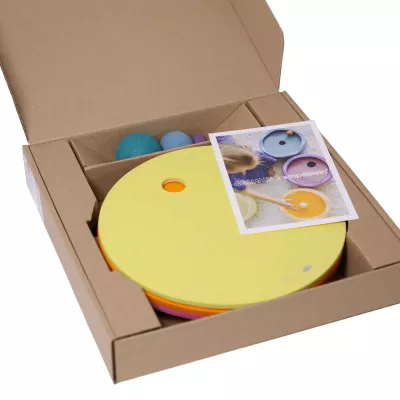 Künstlerisches Set, Magnetische Kreisel, Bunte Scheiben, Kreativspielzeug, Spiegel bereitset