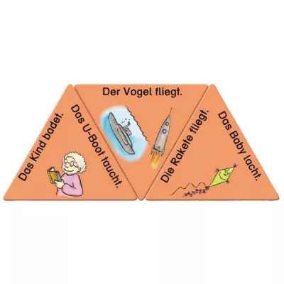 Puzzle-Teile, Kinder-Puzzle, Raketen-Start, Raumschiff, Buch und Kind