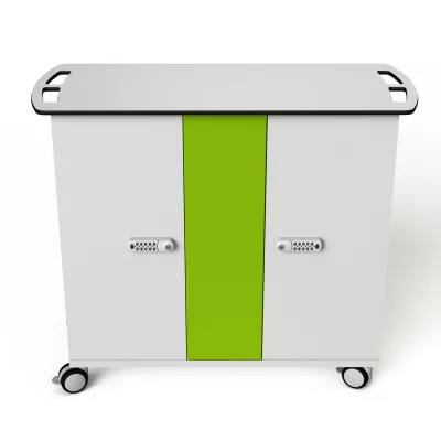 Mobiler Unterschrank, Rollcontainer, Gewerblich, Grün Akzent, Lagerunterschrank