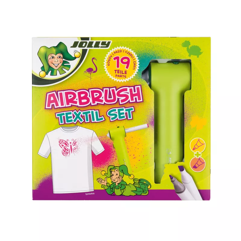 Airbrush, Textile-Set, Grünes Werkzeug, Marker, T-Shirt-Design