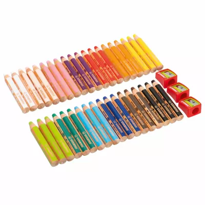 Pastellkreiden, Buntstifte, Holzstifte, Künstlerbedarf, Set mit Farbvarianten
