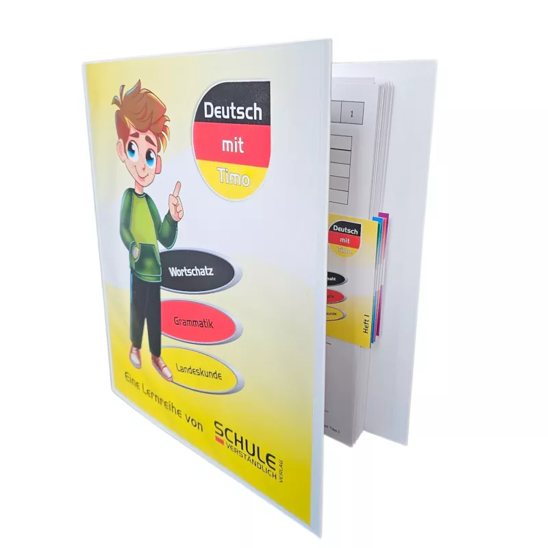 Deutsch, Vokabelheft, Wortschatz, Grammatik, Landeskunde