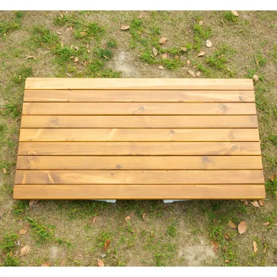 Holzbank, Holzbanktisch, Holzplatte, Outdoorbank, Gartentisch
