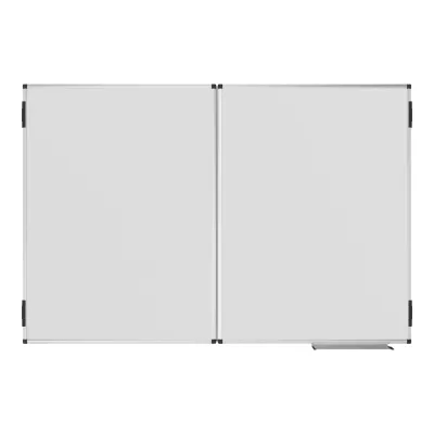 Whiteboard, Zweigeteilig, Tafelbeschreibungsfläche, trocken abwischbar, Magnetische Verbindung