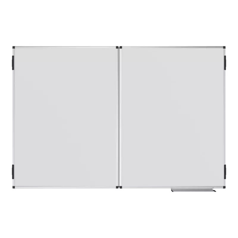 Whiteboard, Zweigeteilig, Tafelbeschreibungsfläche, trocken abwischbar, Magnetische Verbindung