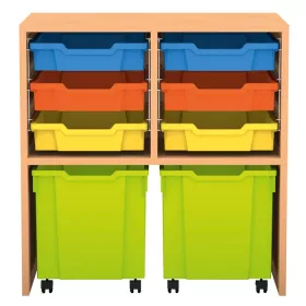 Regal PRO, 76,9 x 73,1 x 48 cm, mit 8 Boxen