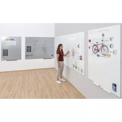 Ausstellung, Whiteboard, Präsentation, Person, Museum