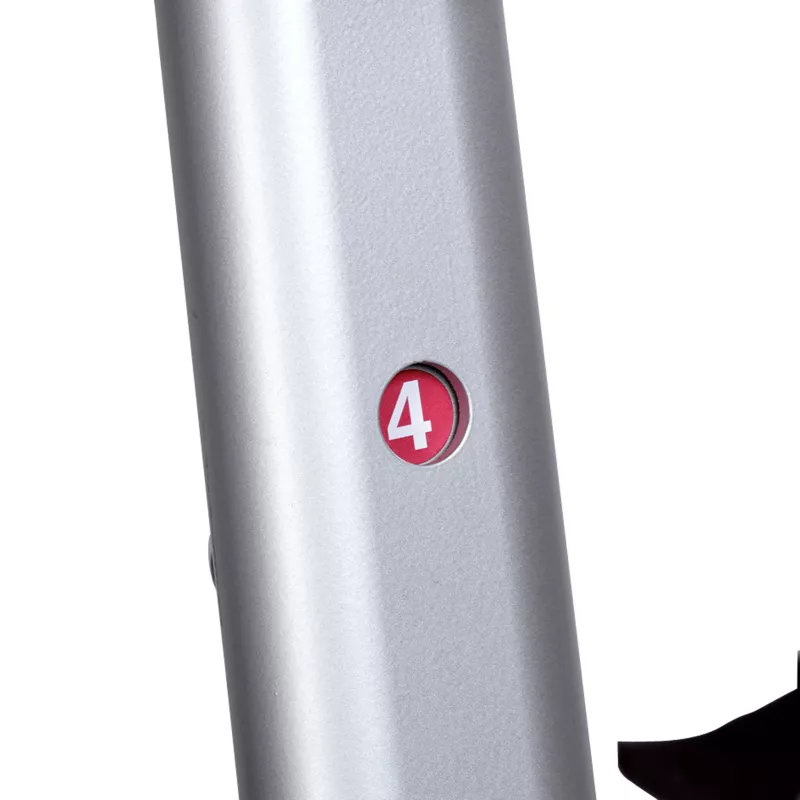 metallisch, edelstahl, Stange, Drehfeld, Zahl vier
