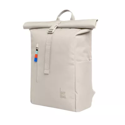 Rucksack, Rucksack, Rolltop, Beige, Frontzip