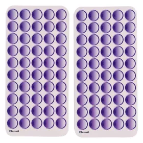 Stickerbogen in Lila