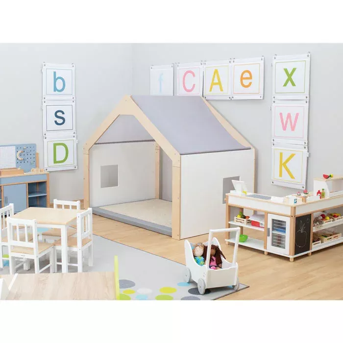 Kinderzimmer, Puppenhaus, Holzhaus, Kleinkindspielzeug, Spielzimmer