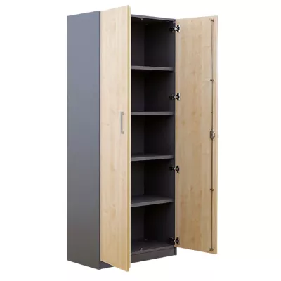 Hängeschrank, Schrank, Metallschrank, Holzlaminat, Regalboden